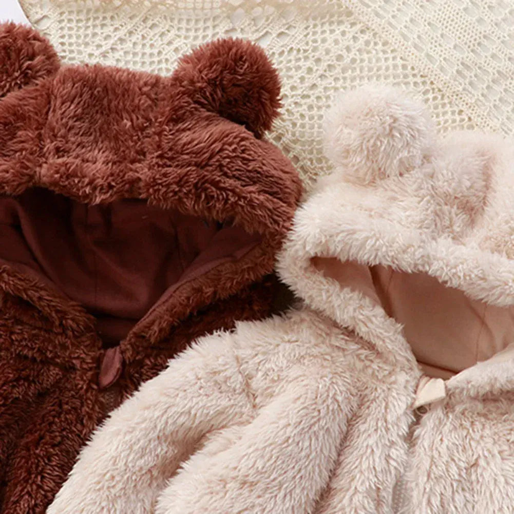 Bear Fleece Baby Romper