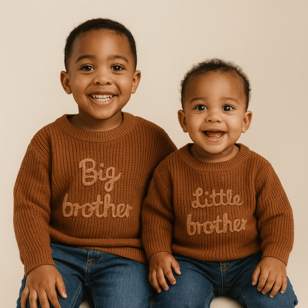 Big Brother Little Brother Matching Sweaters