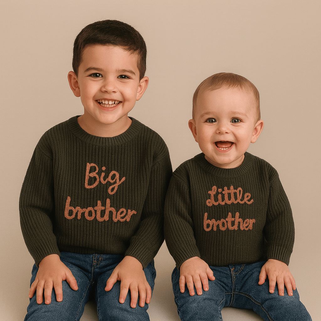 Big Brother Little Brother Matching Sweaters