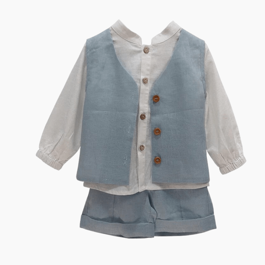 Boy's Clothing Boys Linen 3 Piece Outfit