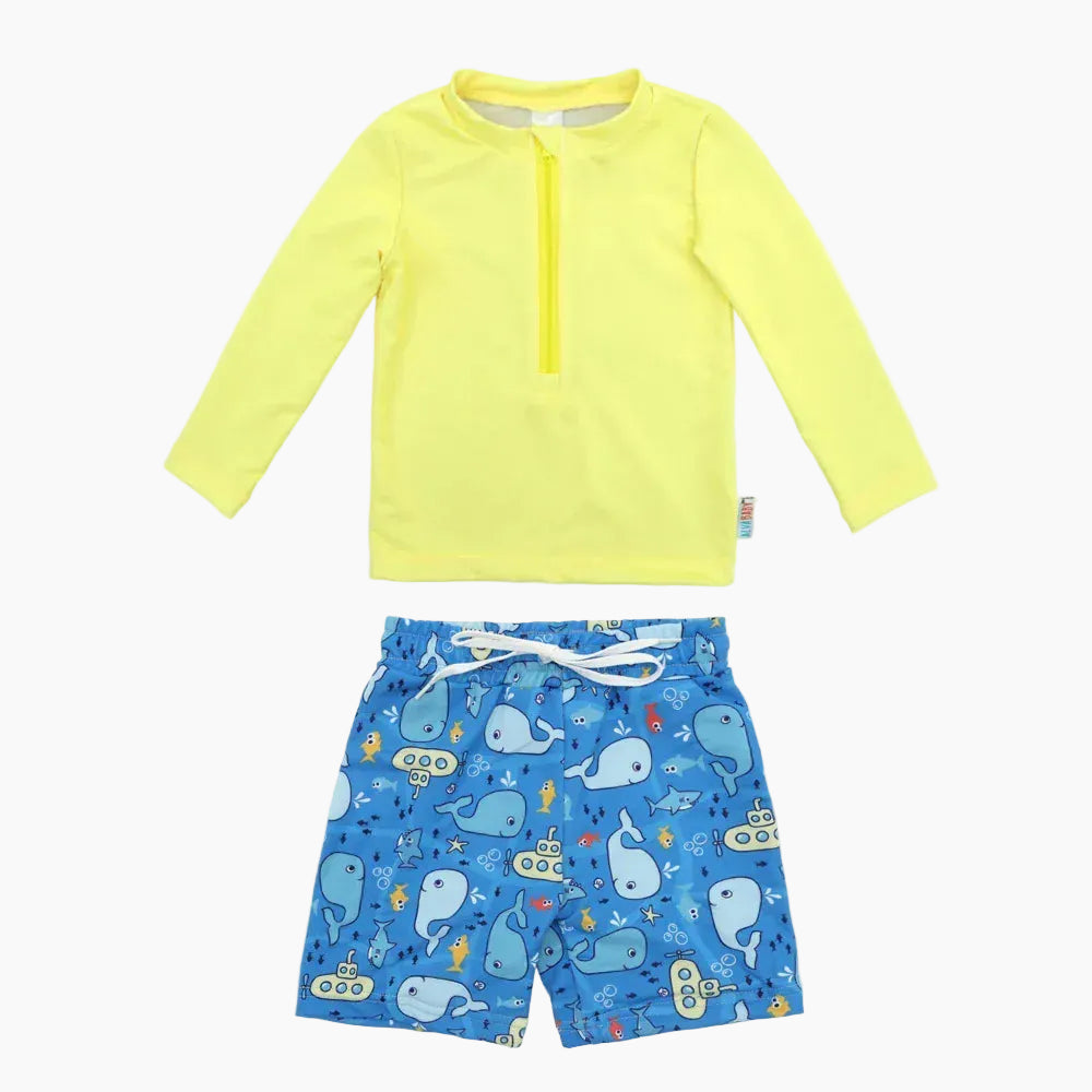 ST-R02 / 12-18M Boys Long Sleeve Rash Guard