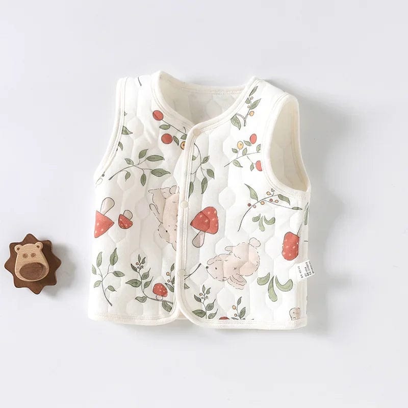Rabbit 1 / 6M Button Front Sleeveless Vest