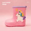 Pink / 19cm Children Rain Boots