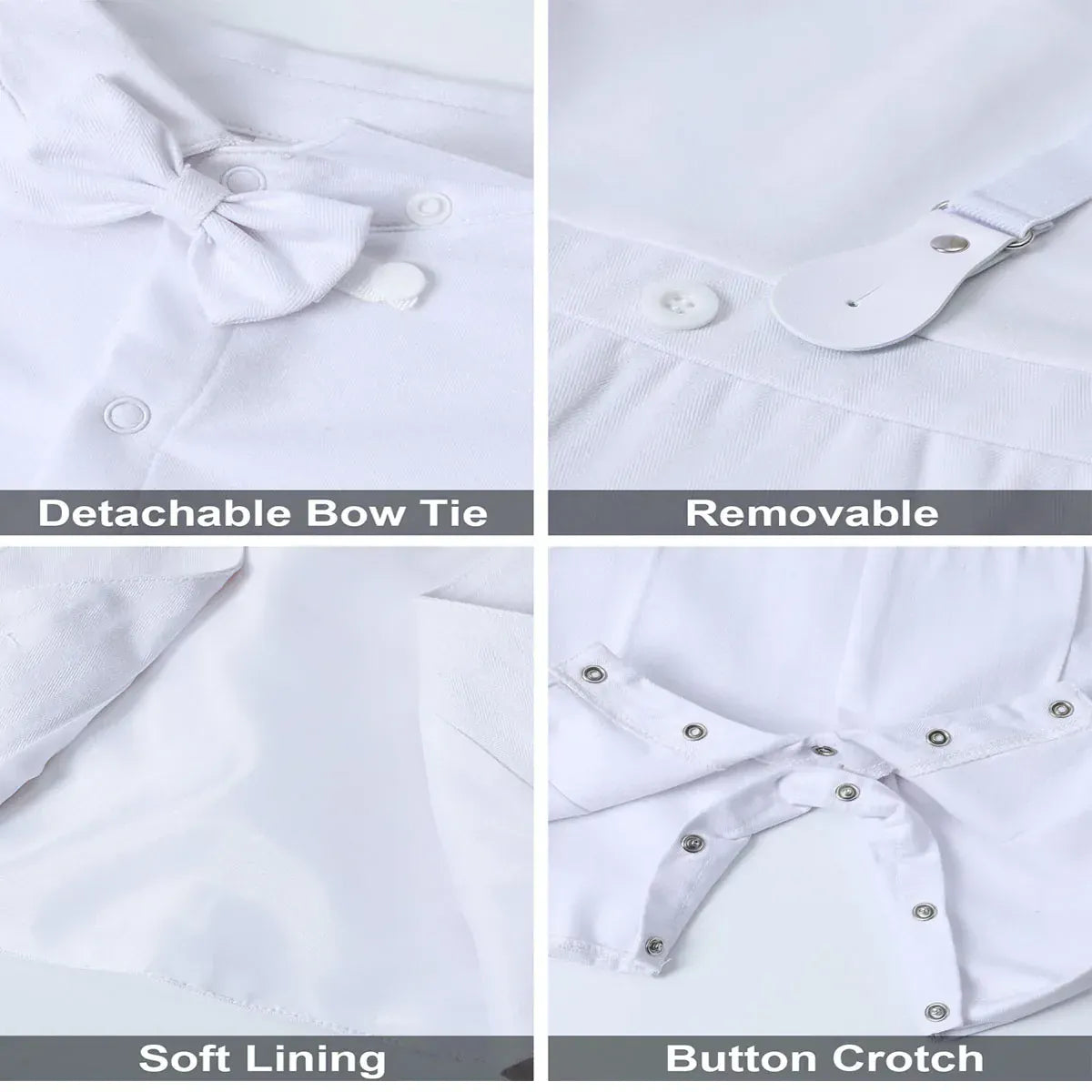 Classic White Baby Boy Christening Set