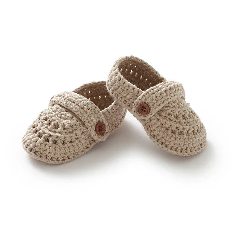 Crochet Knit Baby Shoes