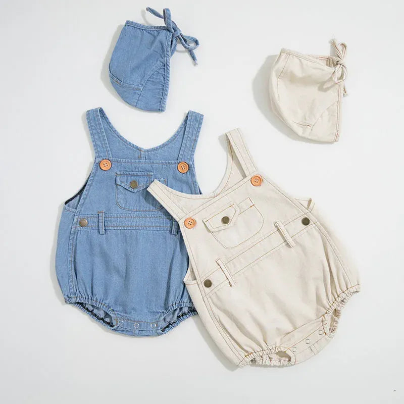 Denim Sling Romper I