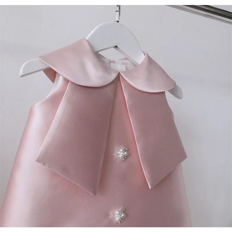 Elegant Satin Girls Dress