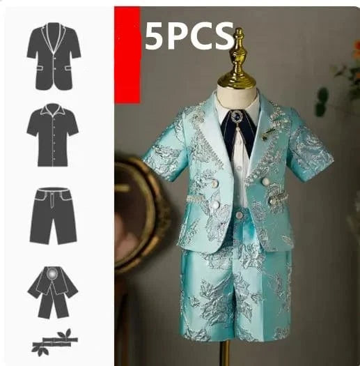 5PCS / 4T(110cm) Fashion Stage Boys' Piano