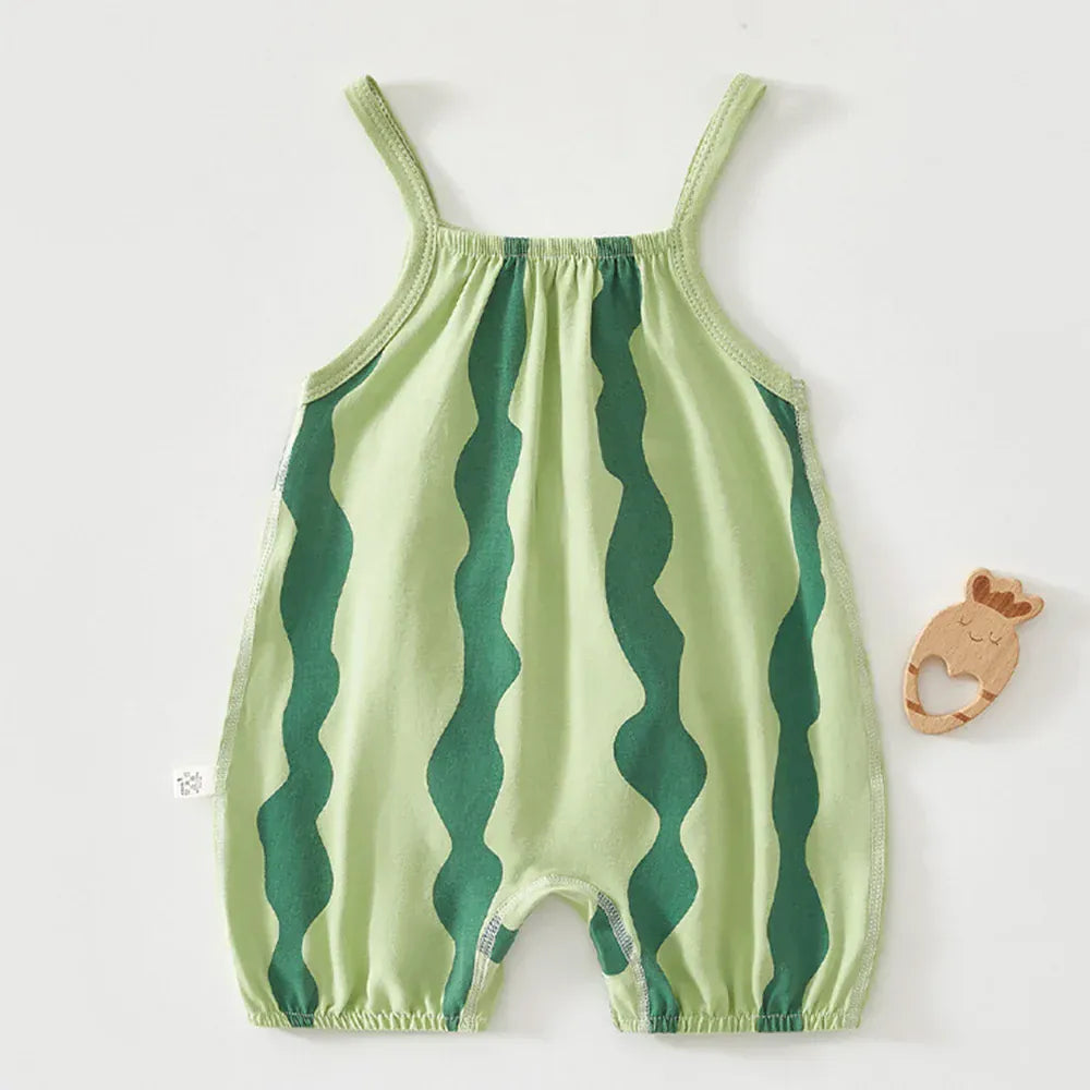 Fruit Print Baby Romper