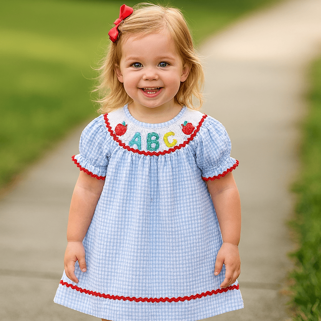 Girl Embroidered Summer Dress
