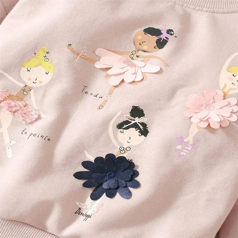 Girl Fairy Ballerina Sweatshirt