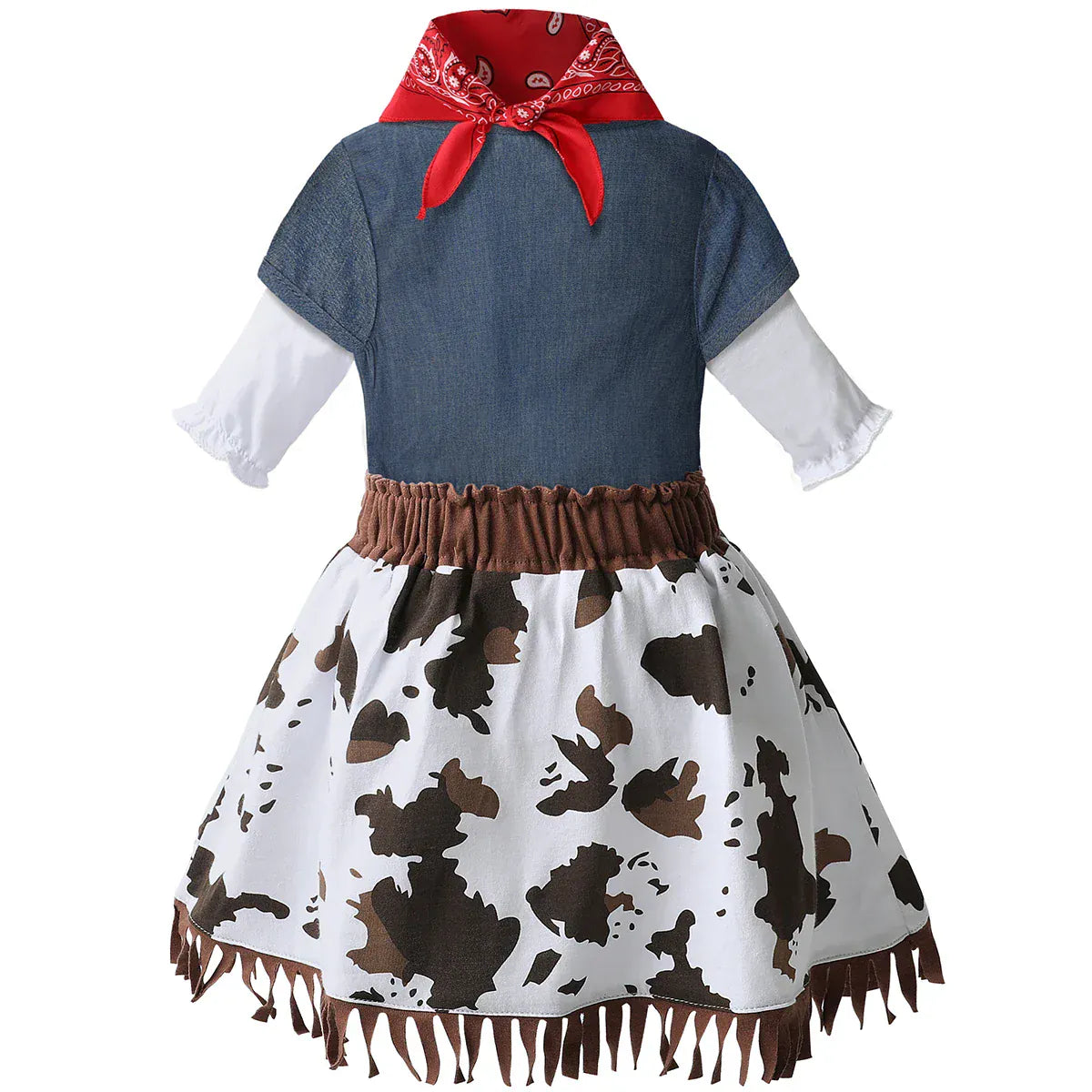 Girl's Clothing Girl's Deluxe Cowgirl Costume with Hat and Bandana