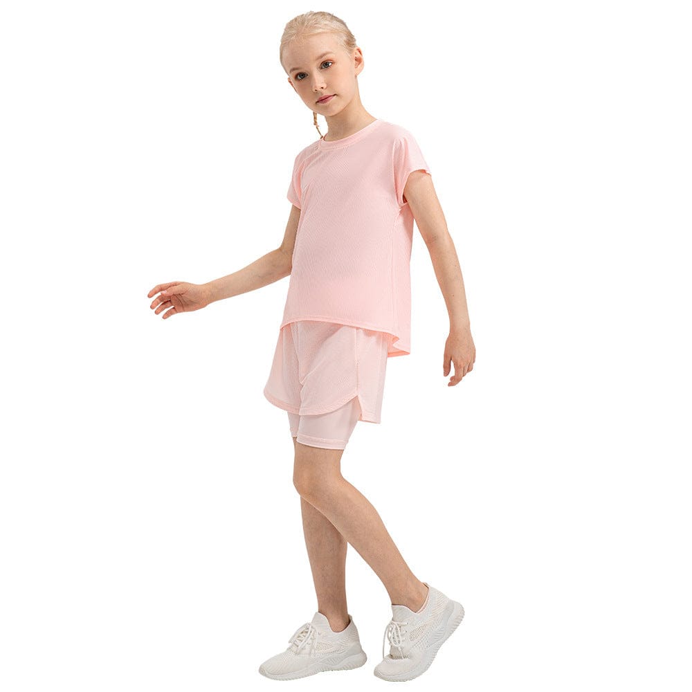Girls 2 in 1 Summer Sports Shorts