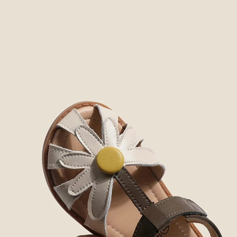 Girls Flower Sandals