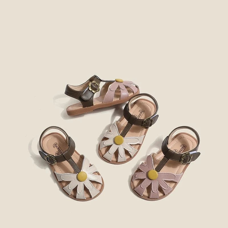 Girls Flower Sandals