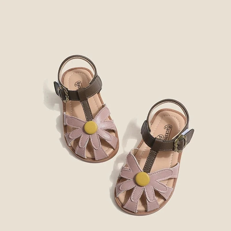 Girls Flower Sandals