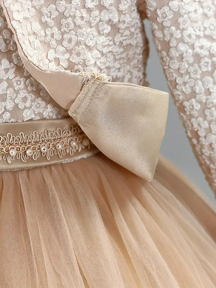 Girls’ Princess Dress and Coat Set