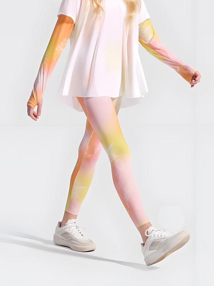 Girls Summer Cooling Yoga Leggings