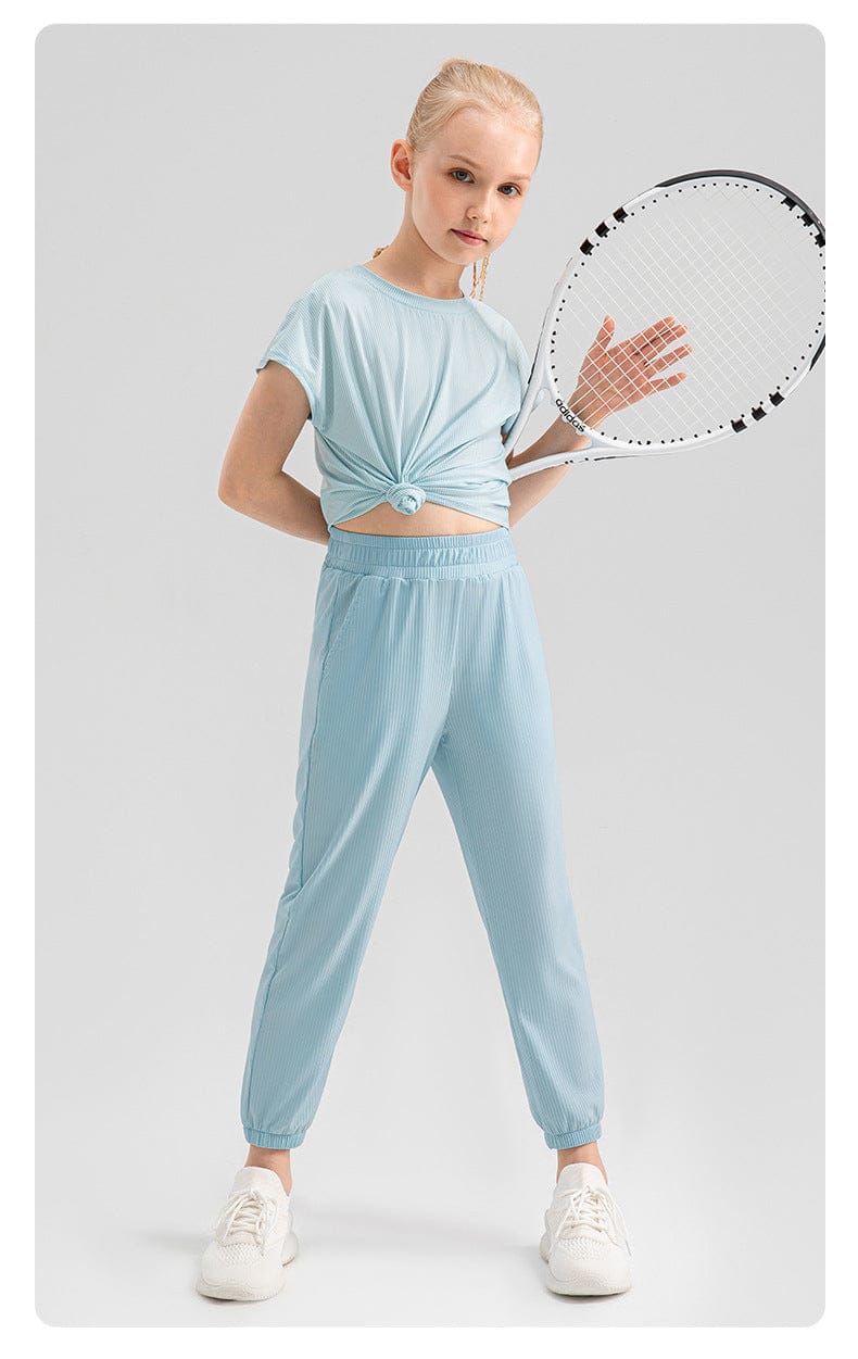 Girls Summer Quick-Dry Jogger Pants