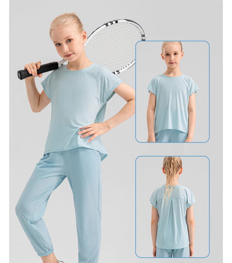 Girls Summer Quick-Dry Jogger Pants