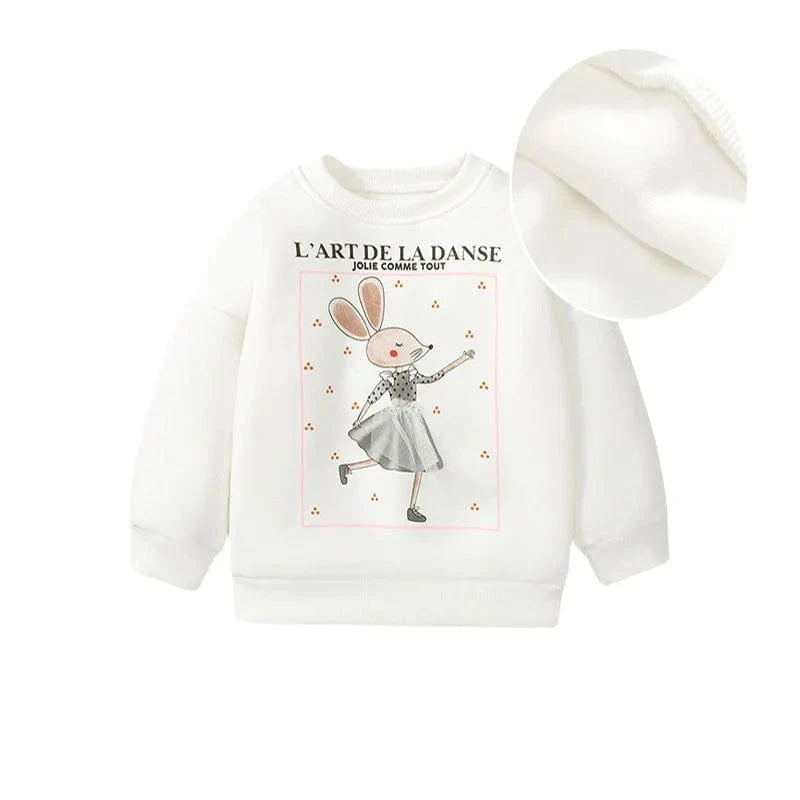 T1106 Fleece / 2T Girls Sweatshirts With Fleece