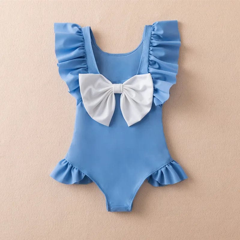 blue / 6-12M / CHINA Girls Swimsuit One Piece