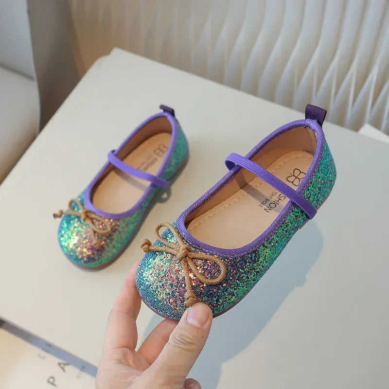 Glitter Mermaid Princess Dress Shoes for Girls