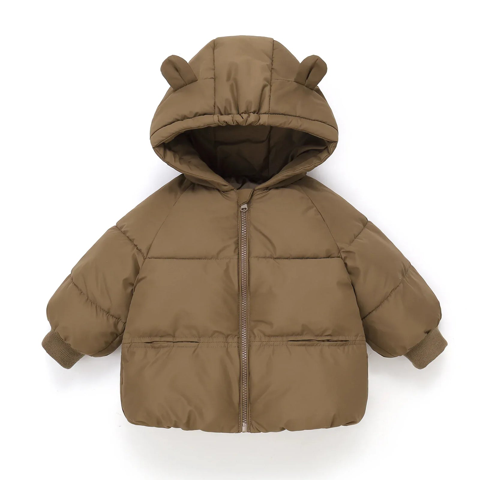 Hooded Puffer Cotton Coat for Kids