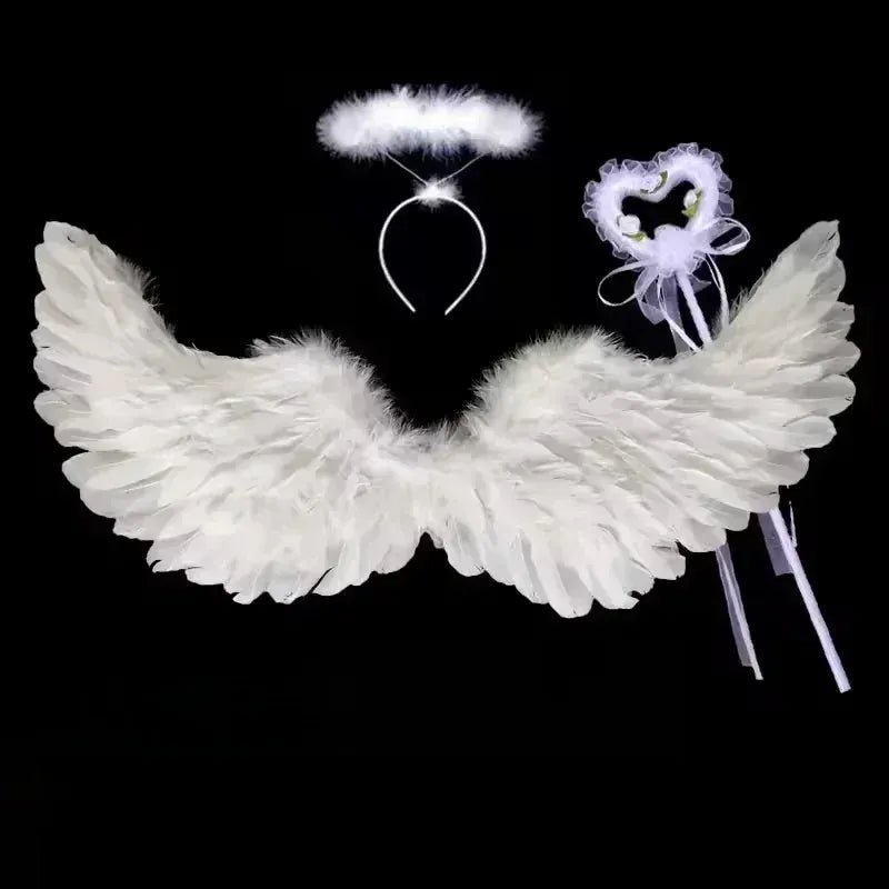 Kids Fairy Wings Costume Set