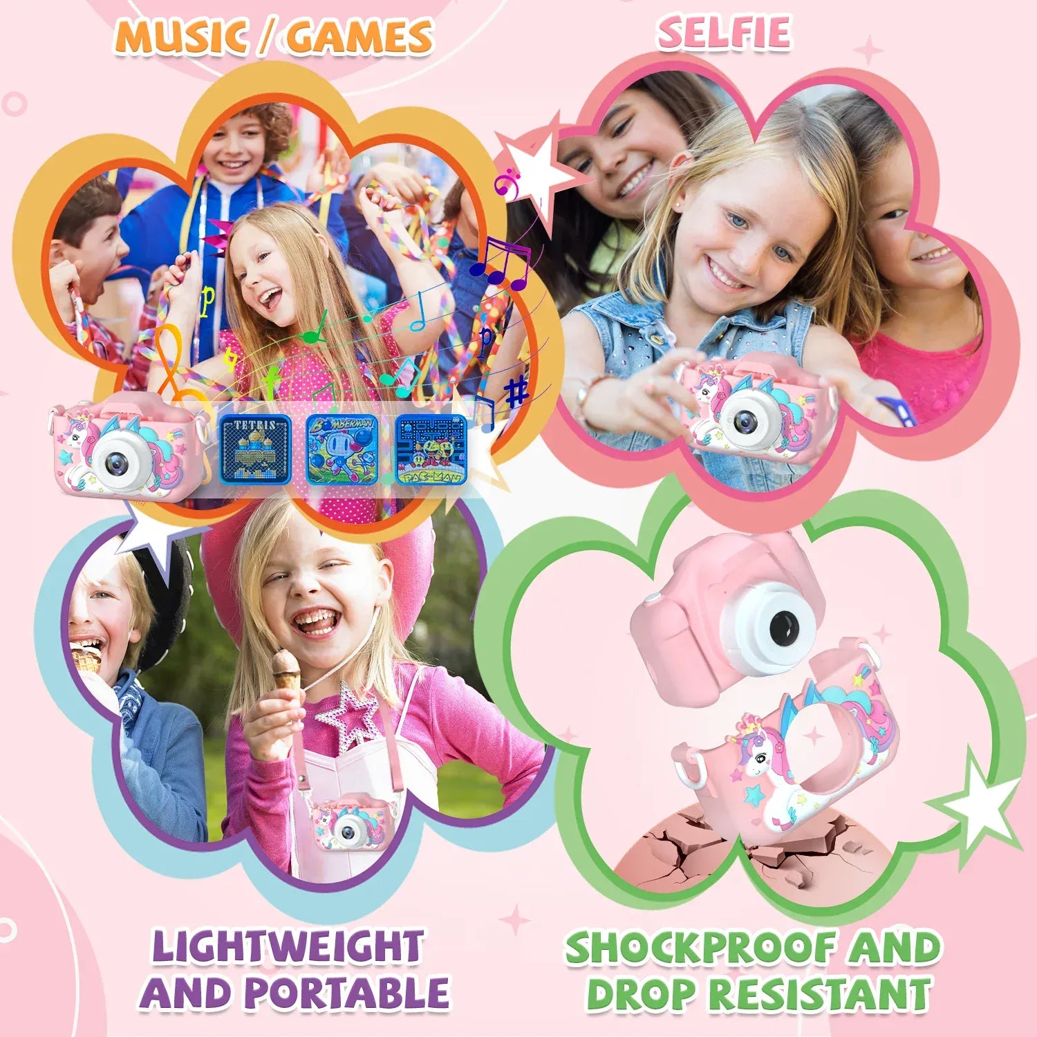 Kids HD Camera with 1080P Video