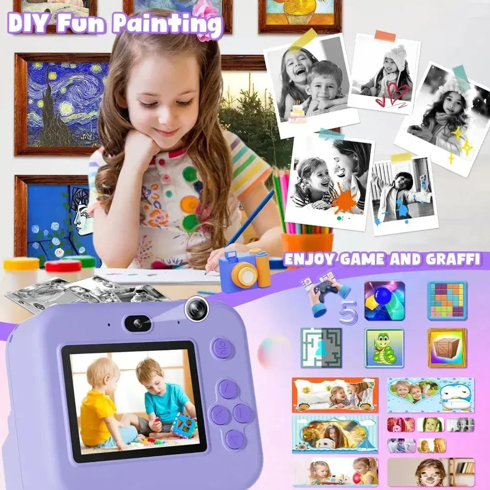 Kids Instant Print Camera