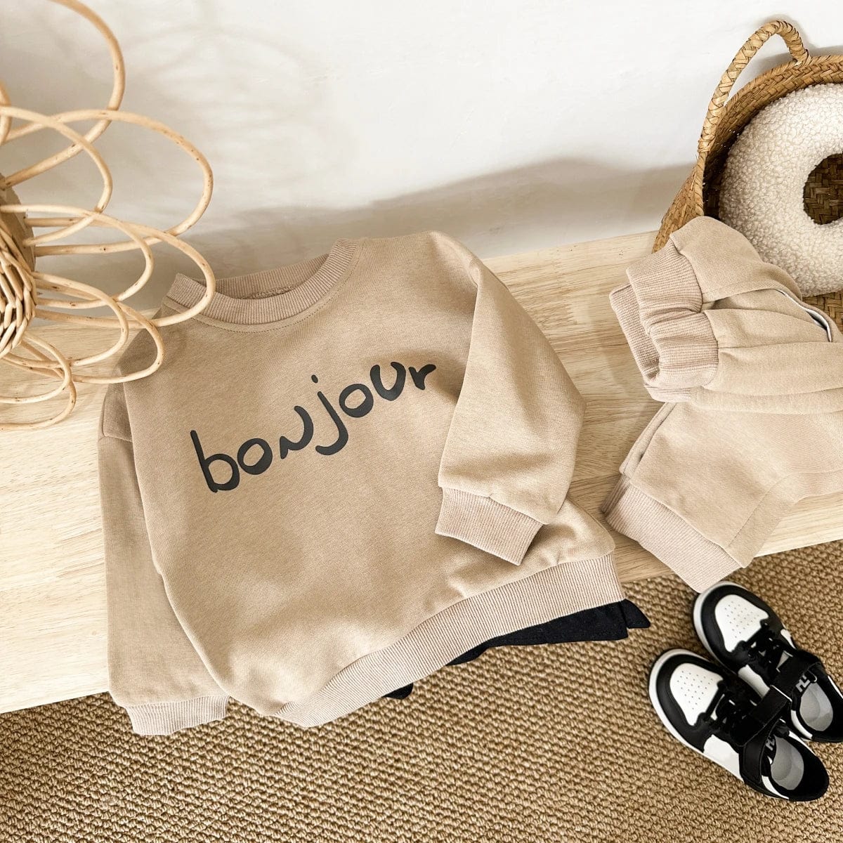 Letter Sweatshirt Hoodie and Pants