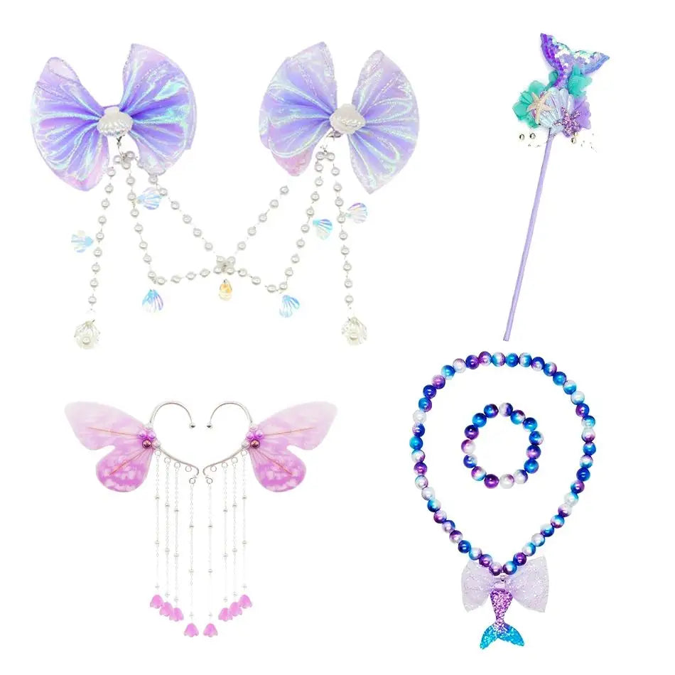 Mermaid Princess Sequin Dress for Girls