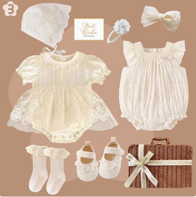 C / 0-3M Miss Jasmine Baby Girl Gift Set