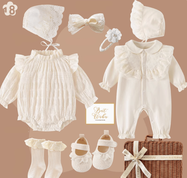 S / 0-3M Miss Jasmine Baby Girl Gift Set