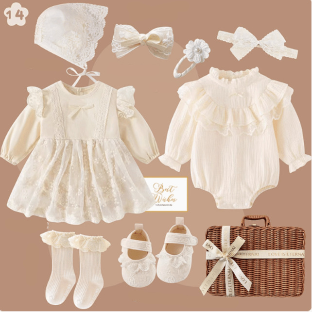 O / 0-3M Miss Jasmine Baby Girl Gift Set