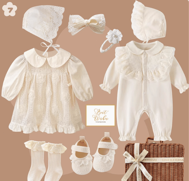 H / 0-3M Miss Jasmine Baby Girl Gift Set