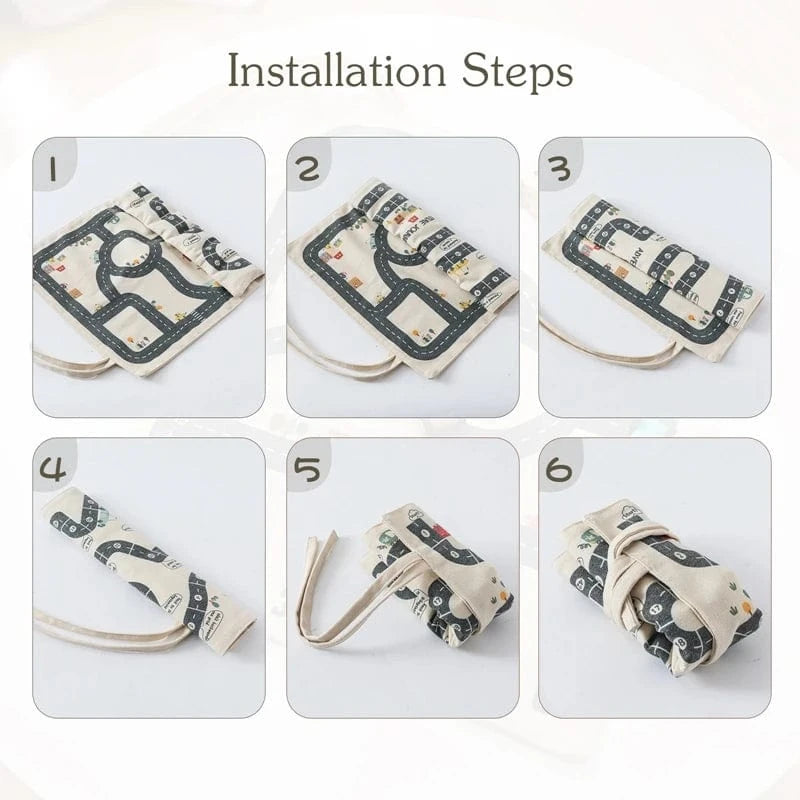 Montessori Traffic Road Map Toy