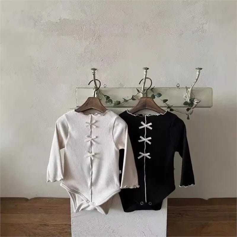 Nordic Cute Bow Romper