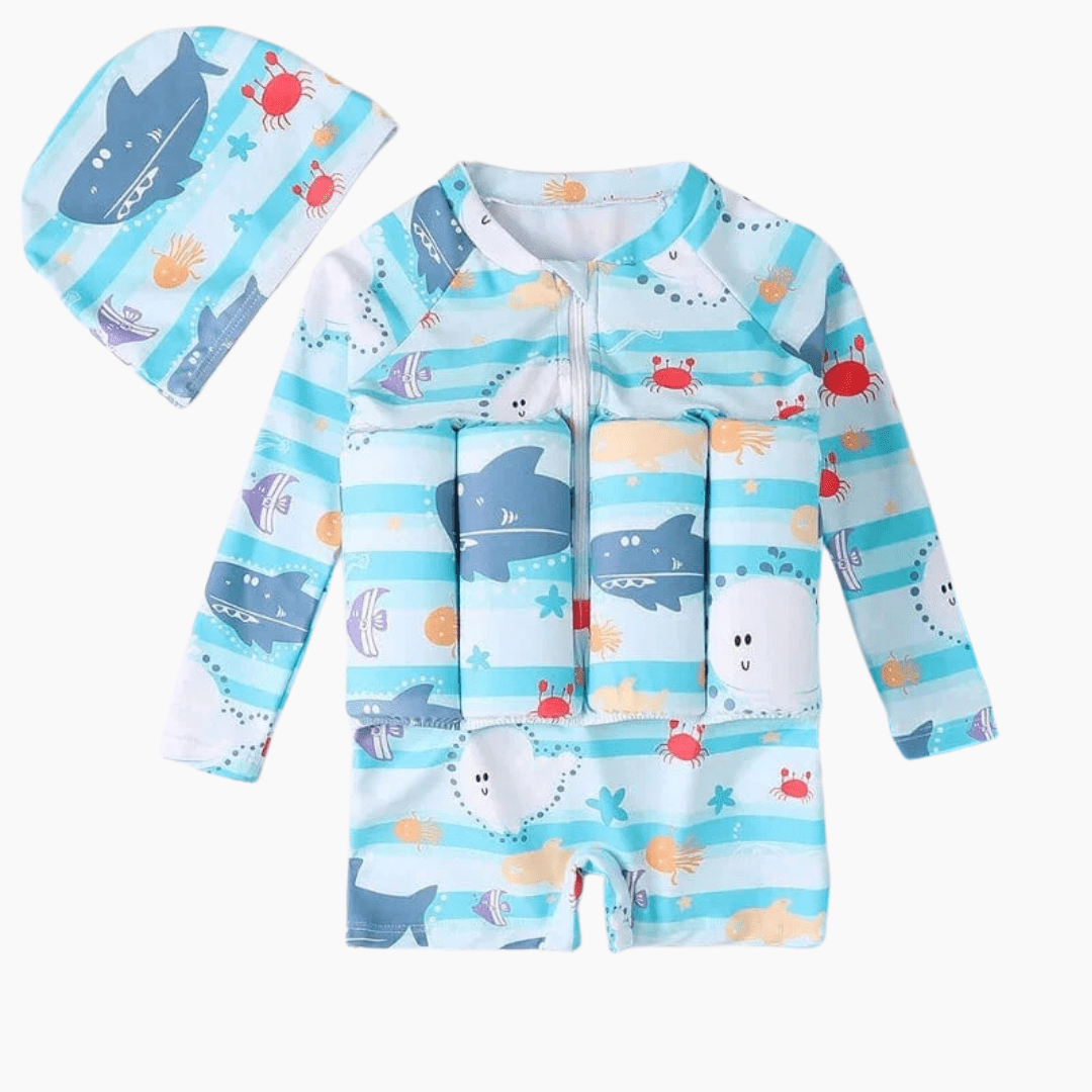 One-Piece Floatable Kids Swimsuit