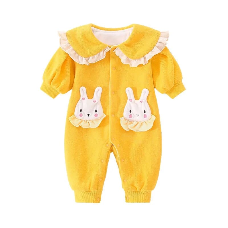 Peter Pan Collar Baby Girl Romper