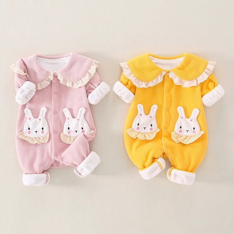 Peter Pan Collar Baby Girl Romper