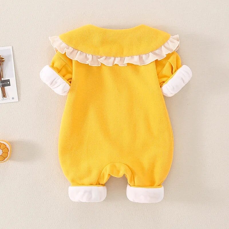 Peter Pan Collar Baby Girl Romper