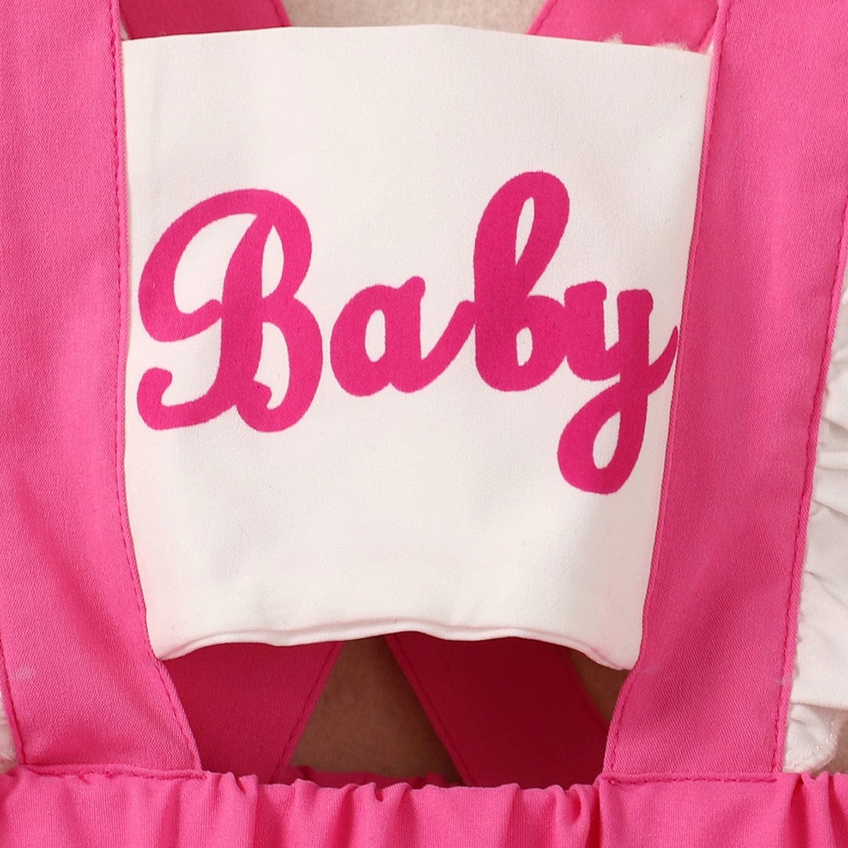 Pink Baby Romper Dress with Headband