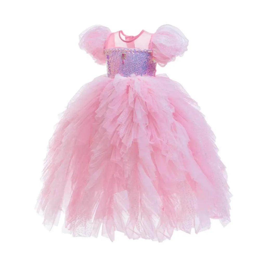 Pink Butterfly Princess Dress & Costume Set