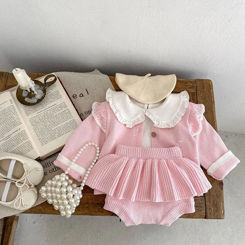 Pink Knitted Love Coat