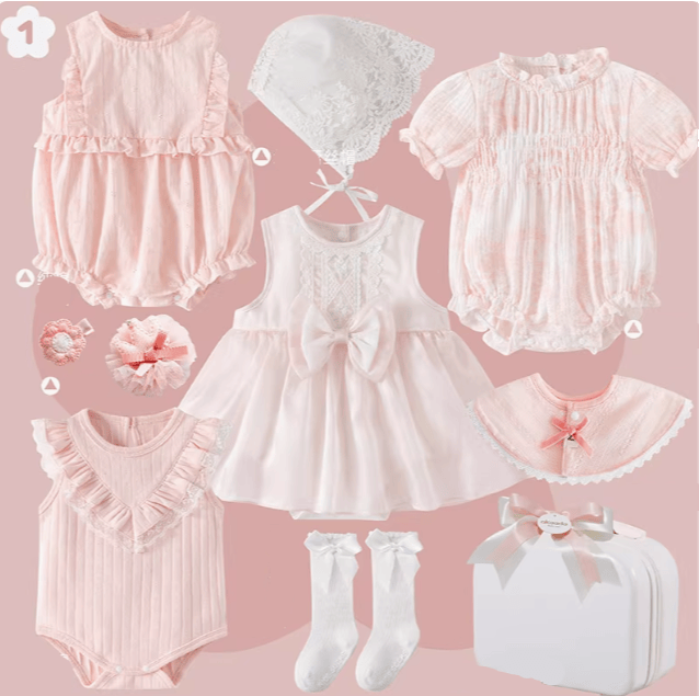 Pink Princess Baby Gift Set