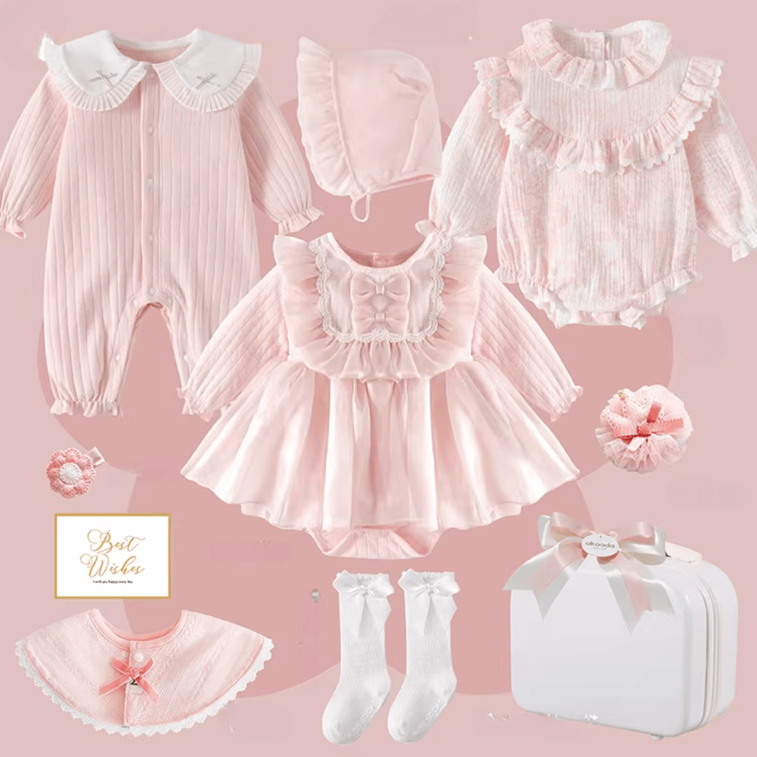 Pink Princess Baby Gift Set