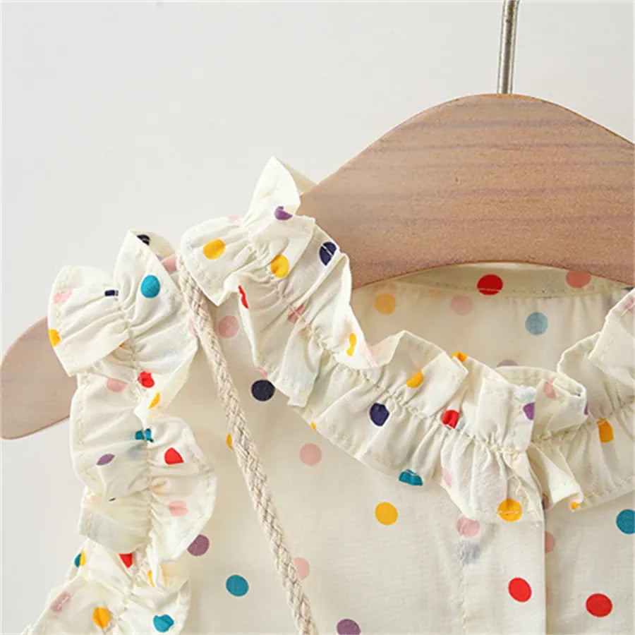 Polka Dot Dress & Matching Bag Set