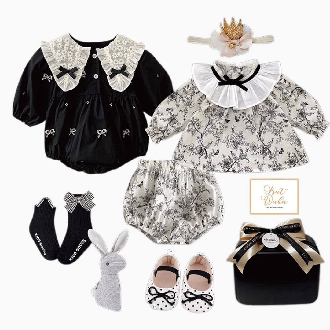 Polka Dot Princess Baby Gift Set